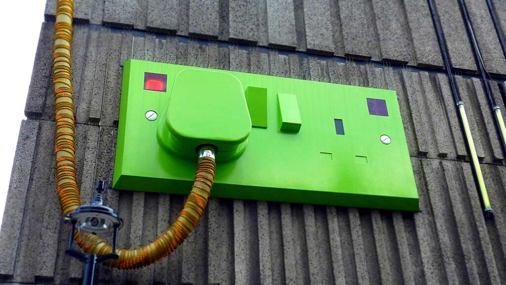 Green Plug and Electrical Socket